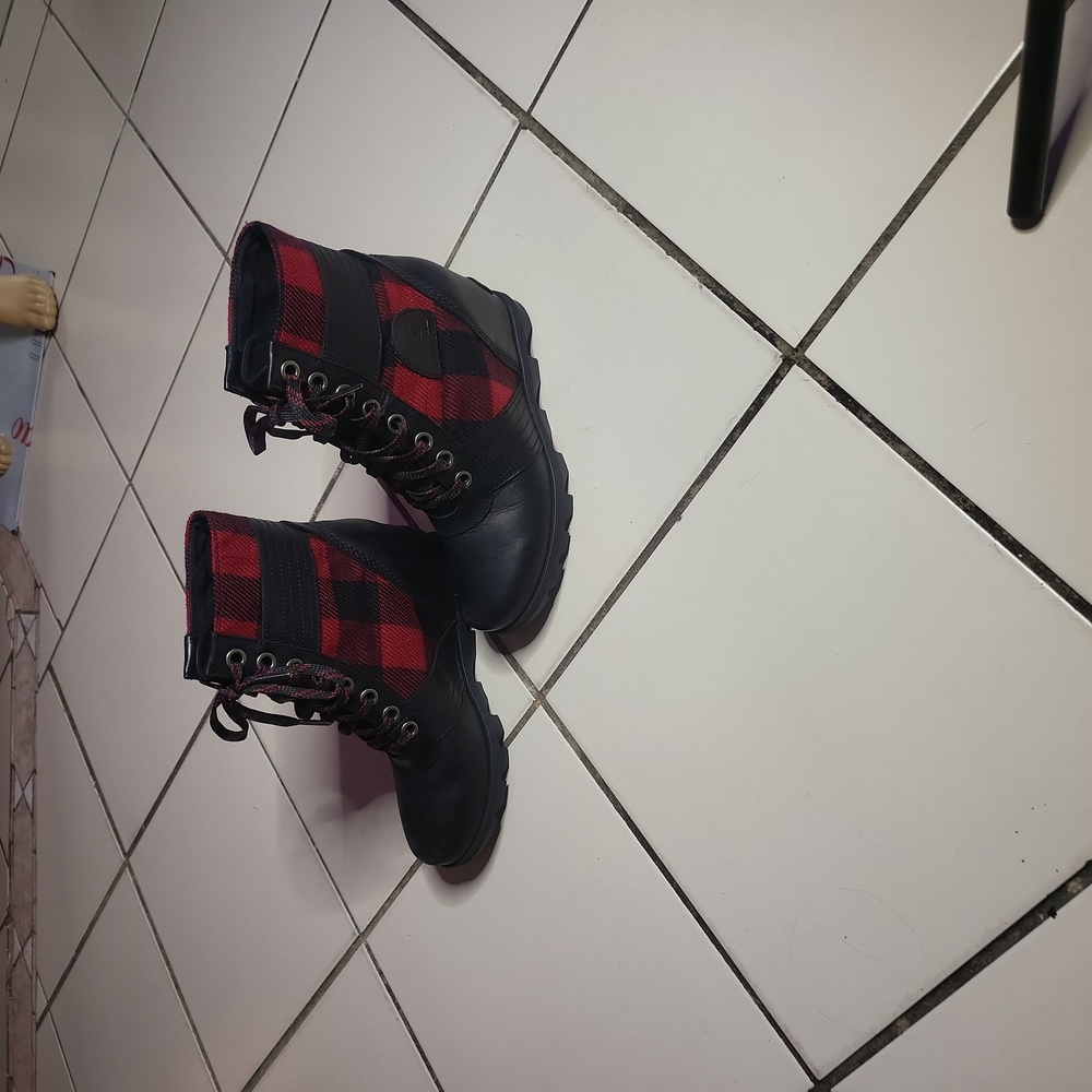 Worn once boots